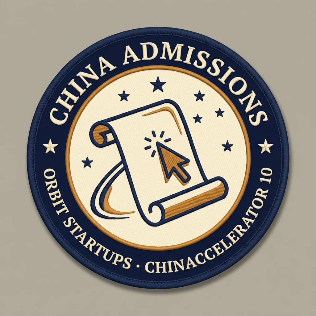 China Admissions mission patch